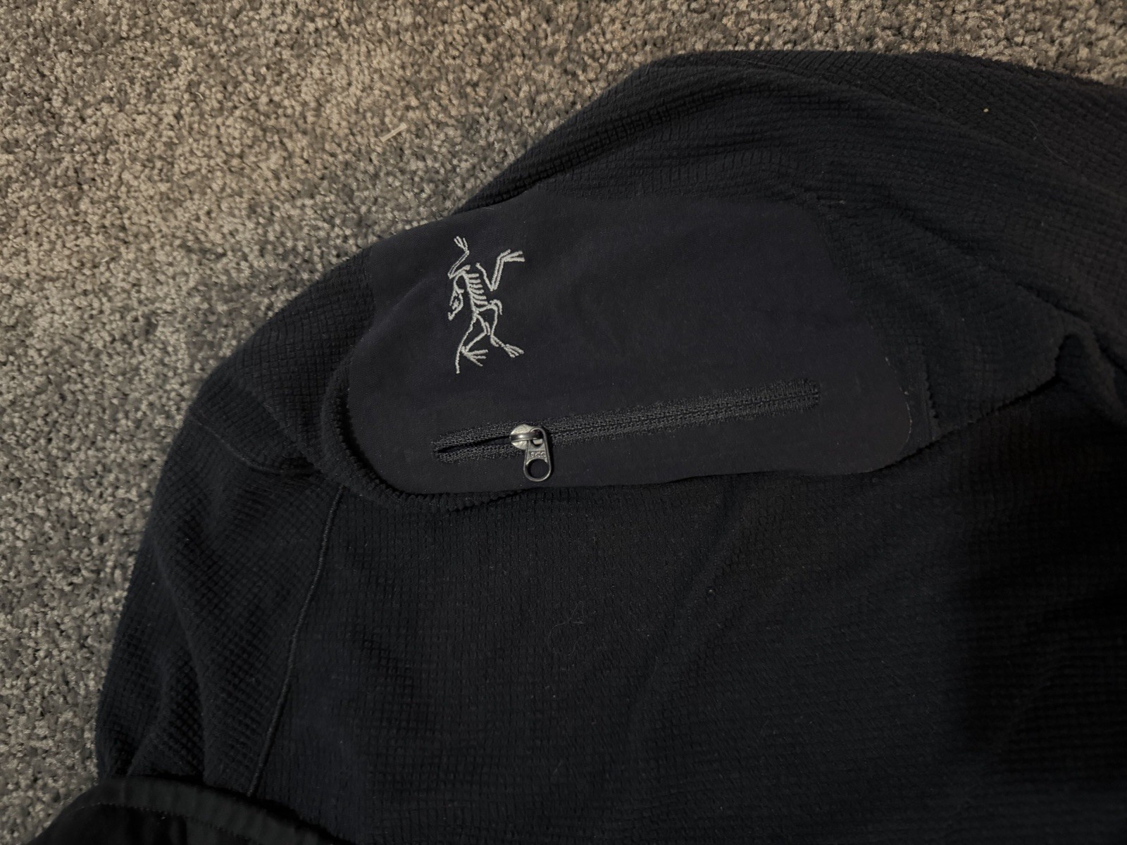 Arc’teryx Delta LT Fleece Pullover Mens M Blue 1/4 Zip Polartec image 2
