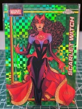 NEW!! 2026 Topps Chrome Marvel Comics - Scarlet Witch #145 Green X-Fractor /99