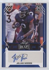 2022 Leaf Draft Auto Blue Jelani Woods #BA-JW1 Auto 0wb1