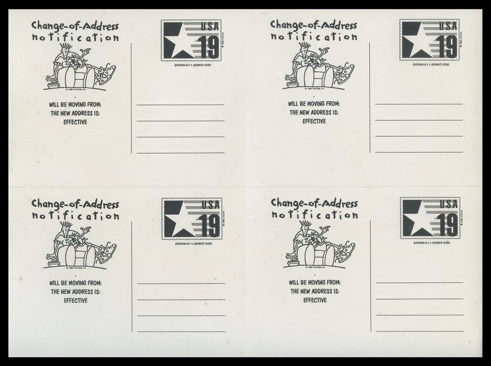 Sc# CVUX3-4/UPSS# PB3b1-2 - 19c EAGLE & STAR - "FIRST DAY" OF SALE AT 20066 - Image 3 of 4