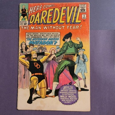 Daredevil #5 (1964)-  Yellow Daredevil Gem!  FN-   1st Appearance of Matador