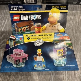 2015 LEGO Dimensions Simpsons lot of 3 Bart 71211 Homer 71202 Krusty 71227 NIB