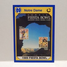 Notre Dame College Football Fiesta Bowl Card 74 (C)