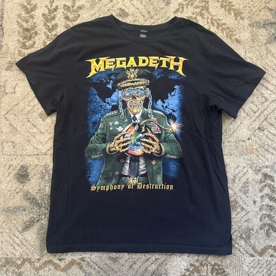 Popular 2018 Megadeath Symphony Of Destruction Concert All Size Tee B07.317