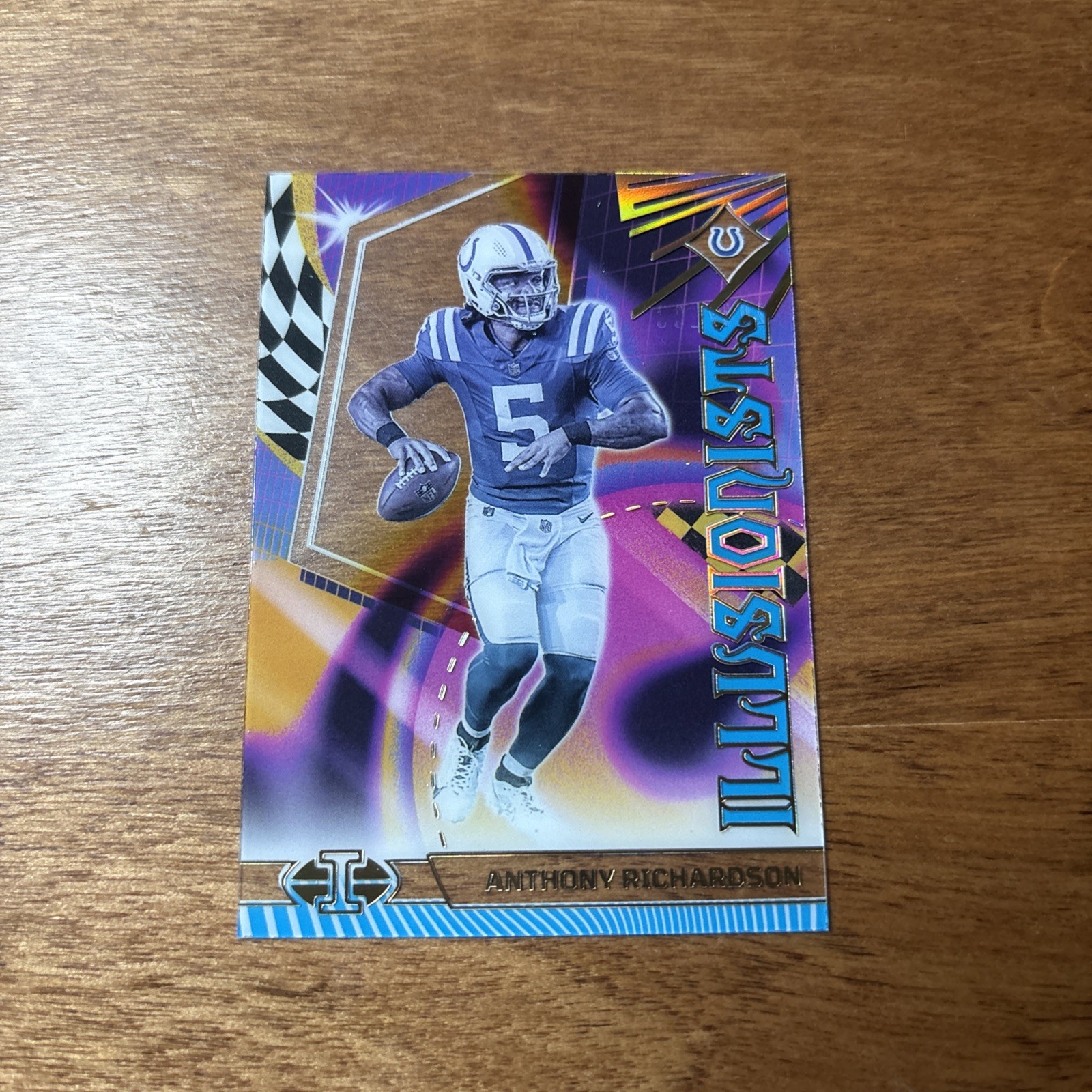 2023 Panini Illusions #10 Anthony Richardson Illusionists Light Blue #/299
