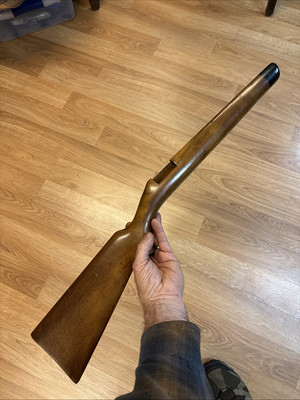Springfield Stevens Model 121 120 15 15A 125 Wood Stock Crack-P2