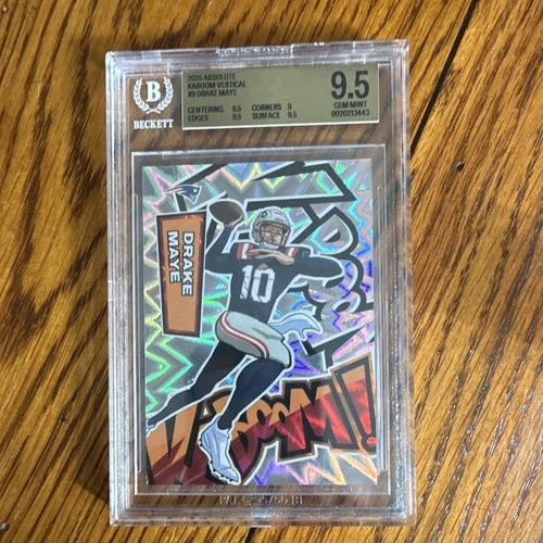 2025 Panini Absolute Drake Maye Base (RAW)