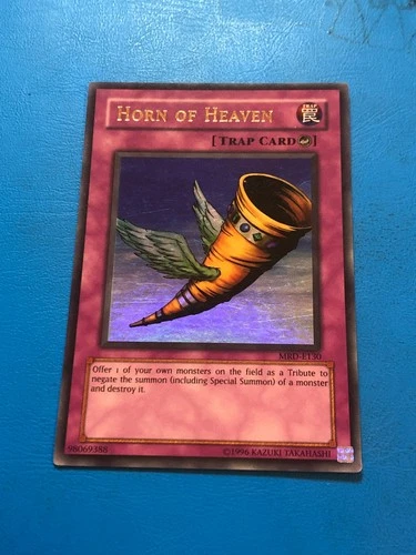 YUGIOH Ultra Rare Horn Of Heaven MRD-E130 PLAYED