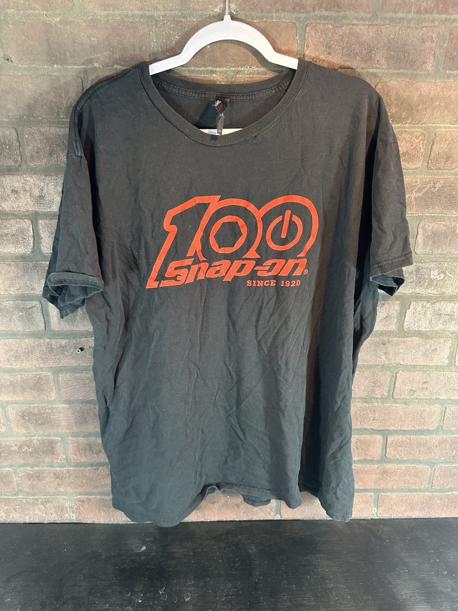 Snap On Tools 100th Anniversary Logos Over The Years T-Shirt Size 