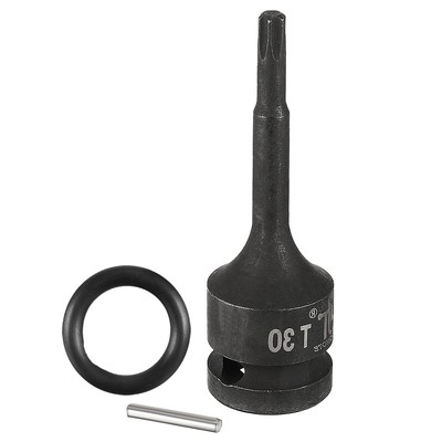 1/2'' Drive T30 Torx Bit Impact Socket for Maintenance Repair tool Cr-Mo Steel