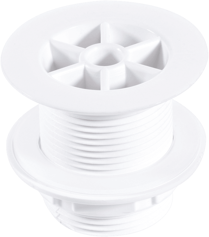 McAlpine WU1S 1.25"" Urinal Waste: 60mm Flush Flange x 56mm Tail: Backnut Model