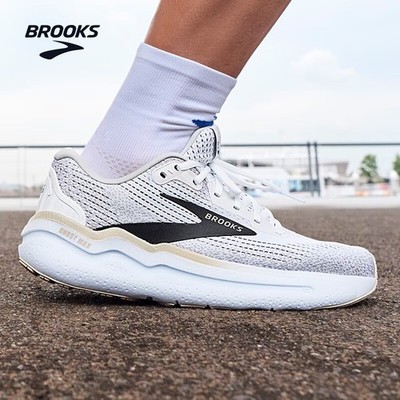 BROOKS GHOST MAX 2 MENS Shoe  White/Pelican/Oyster