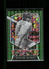 2021 Panini Mosaic #V3 Gary Carter Vintage Green