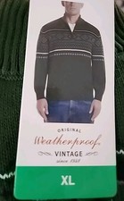 Original Weatherproof XL 1/4 Zip Sweater Forrest Green