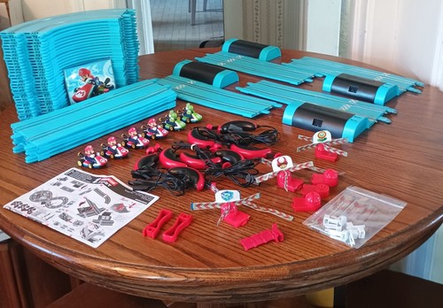 Mario Kart Carrera First RC Track Bundle (extra track) Yoshi Mario Racers Tested