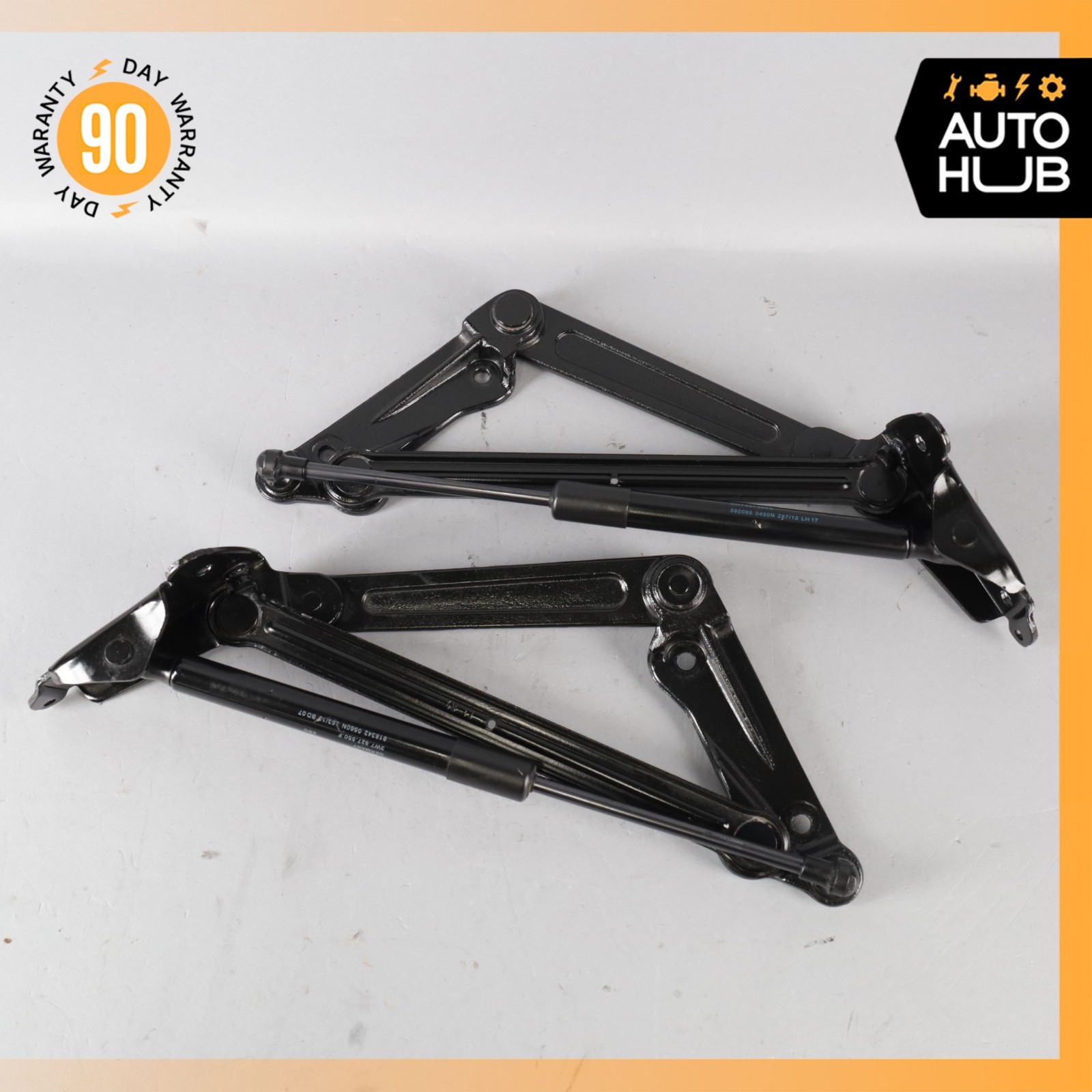 07-18 Bentley Continental GTC Rear Trunk Lid Hinges Left & Right Set OEM 49k