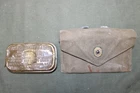 US Military Isue WW2 1944 Medical First Aid Kit Canvas Pouch Carlisle BandageT11