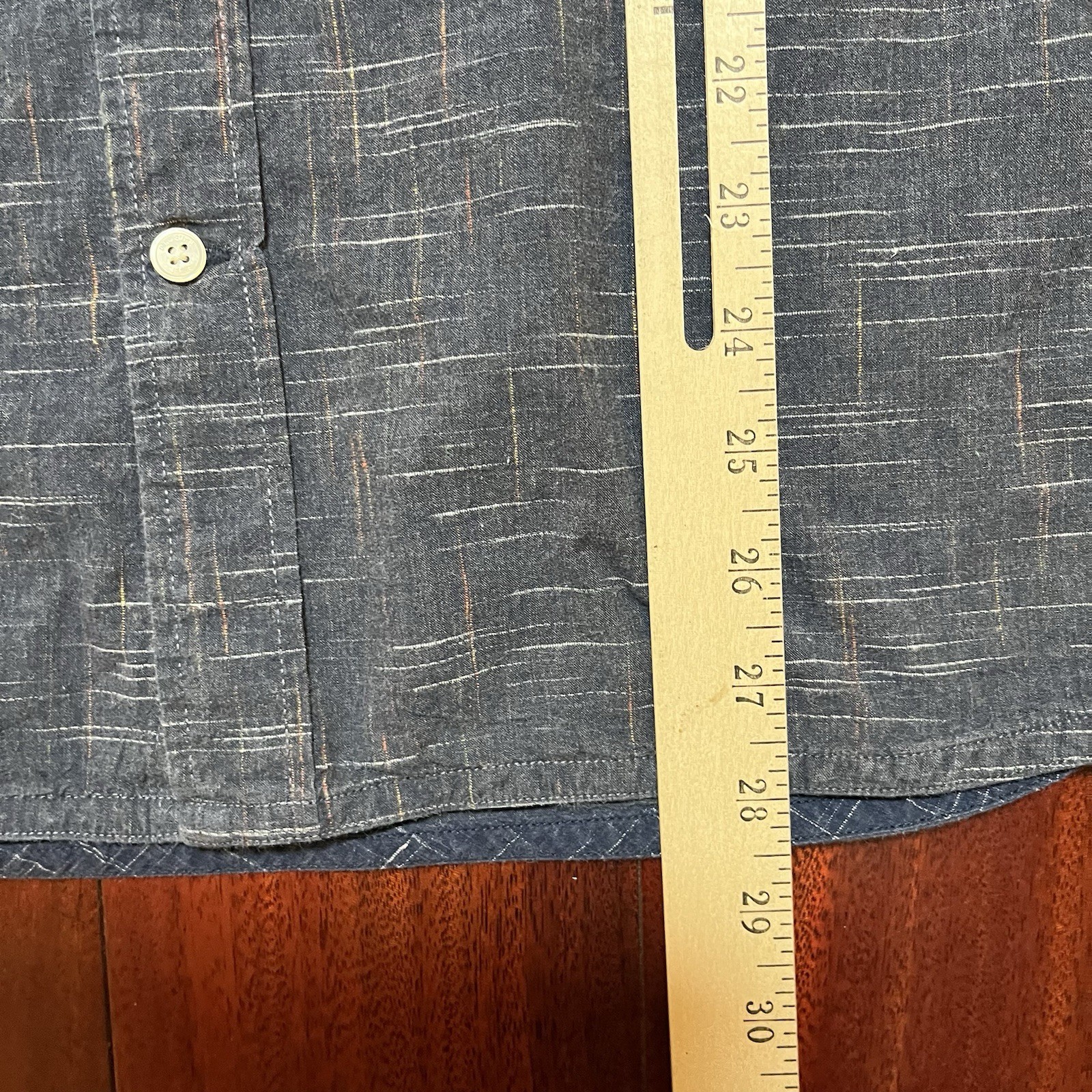 Paul Smith Jeans Shirt Mens Extra Large Blue Tailored Fit Preppy Casual Soft image 8