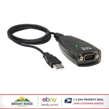 USB Serial Adapter with 9-Pin Connector for Data Transfer and Connectivity