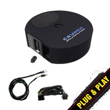 CRUNCH Reserverad Subwoofer Set passend für Nissan Cube Z12 ab 2008