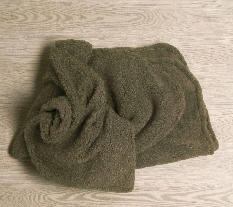 100 % WOLLE Schafwolldecke Merino  160 x 220 cm. Natur. Nicht Gefärbt. - Bild 2 von 4