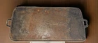 Wagner Ware #9 Cast Iron Long Griddle Straight Logo - Flat Bottom