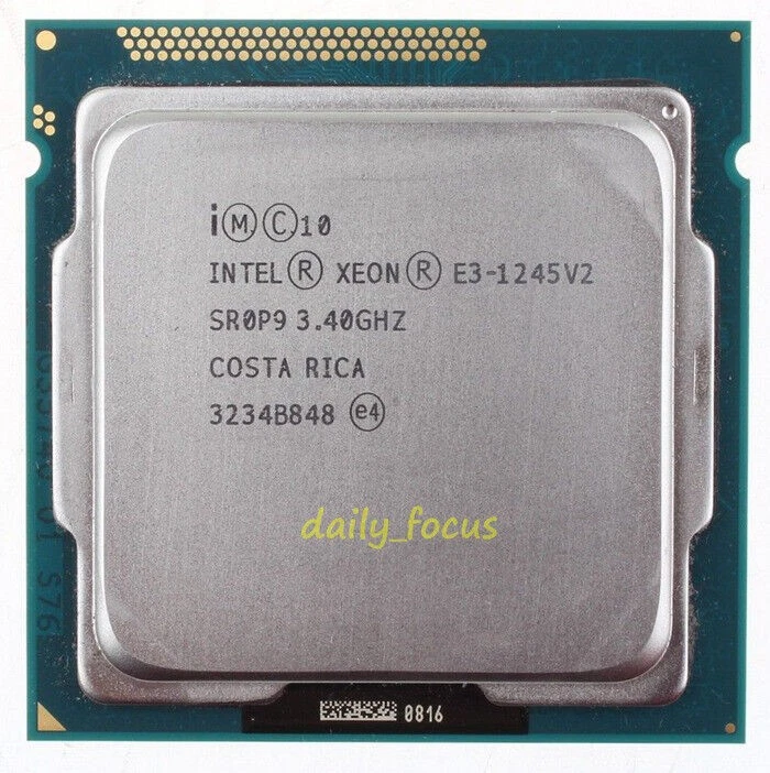 Intel Xeon E3-1245 E3-1245 V2 E3-1260L LGA1155 CPU Processor - Image 3 of 3