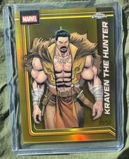 2026 Topps Chrome Marvel Comics Kraven the Hunter GOLD REFRACTOR /50 #67
