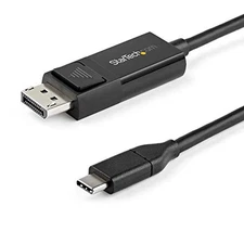 StarTech 3ft [1m] USB C to DisplayPort 1.2 Cable 4K 60Hz - Reversible DP to