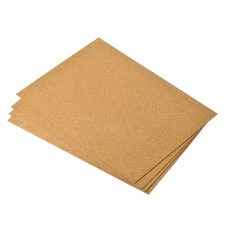 4pcs Self-Adhesive A4 Size Cork Sheets 1mm Thick 8.3" x 11.8" Backing Sheets