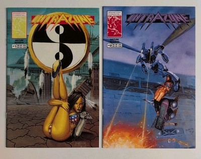 Intrazone Complete Series Comic Lot #1-2 Brainstorm Comics 1996