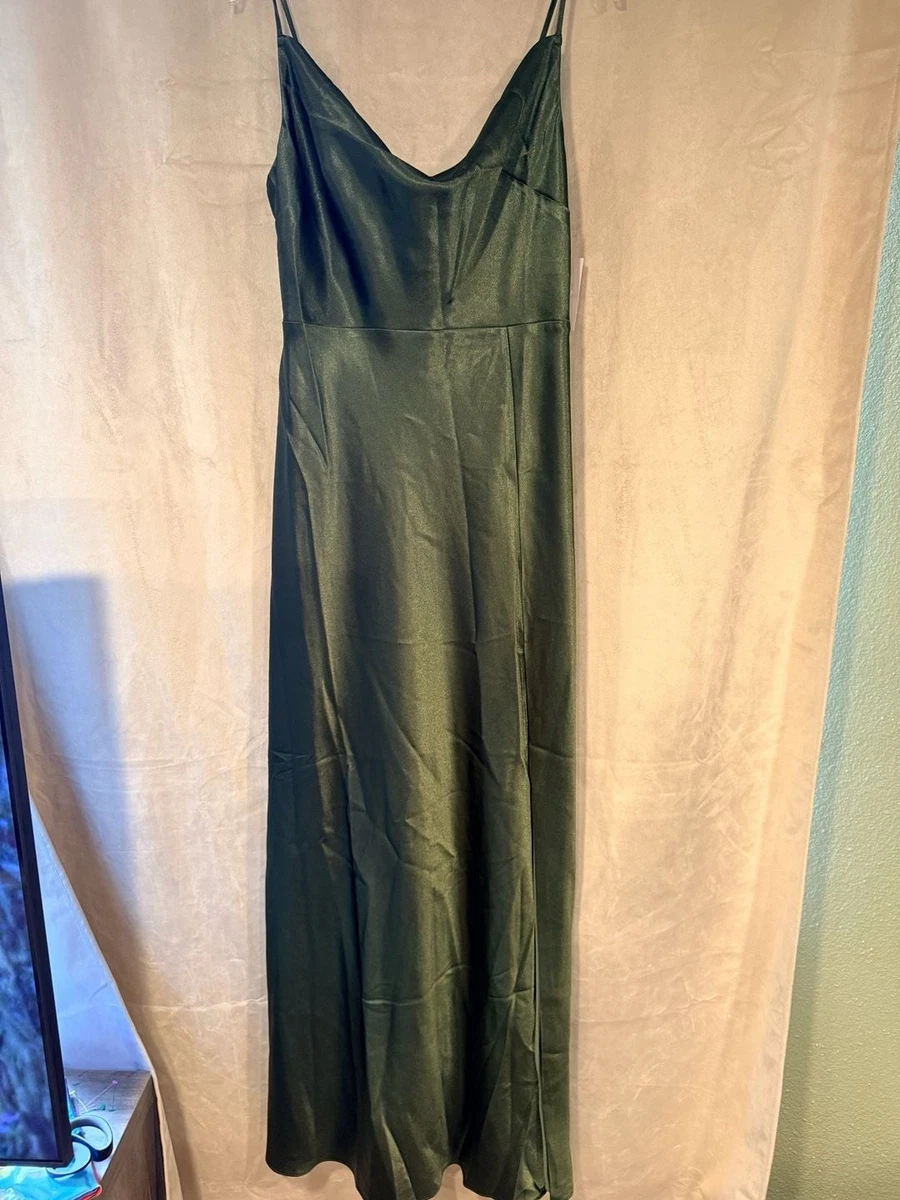 Satin Green Bridesmaid Dresses for sale | eBay