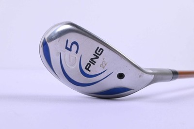 Ping G5 #4 Hybrid / 22 Grad / Stiff Flex Aldila NVS Orange Hybrid 85 Schaft