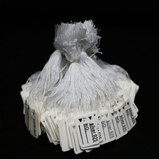 500 Pièces Étiquettes Vierge de Prix en Papier Blanc avec