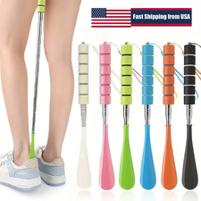 Shoe Horn Extra Long Handle Stainless Steel 27.9" Handled Metal Shoehorn Horns