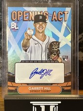 Garrett Hill 2023 Topps Big League Opening Act Autographs #OAA-GHI Auto RC