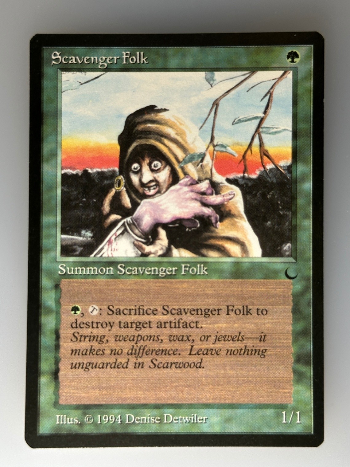MTG Scavenger Folk The Dark (DRK) C NM Magic