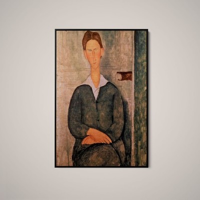 Amedeo Modigliani - Portrait of Giovanotto Dai Capelli Rossi - Paper or Canvas