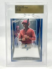 2018 Leaf Flash 1/1 Juan Soto Pre-Production Rookie Proof Uncirculated