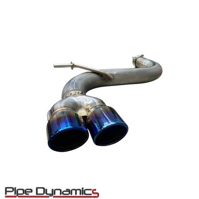 PIPE DYNAMICS Golf MK7 2.0 GTD (ohne Soundpack) Backbox Auspuff löschen blau