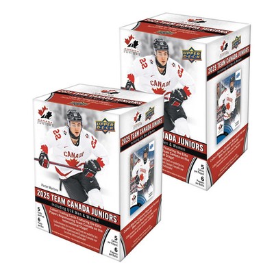 2025 Upper Deck Team Canada Juniors Hockey Blaster Box 2-Pack 