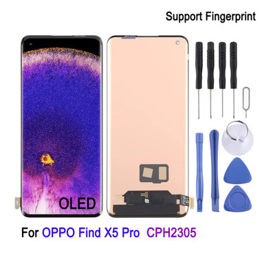 Original LTPO2 AMOLED Display LCD Screen Touch Digitizer For Oppo Find X5 Pro
