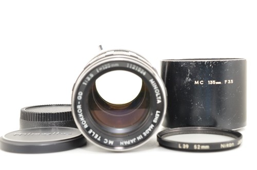 EXCELLENT MINOLTA MC TELE ROKKOR-QD 135mm f3.5 from Japan #3106