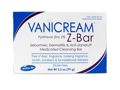 Vanicream Z-Bar | Medizinischer Reinigungsriegel 100 g (1er Pack), Pyrithion Zink 