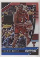 2020-21 Panini Prizm Draft Picks Red White & Blue Prizm Jahmi'us Ramsey #25 2l4