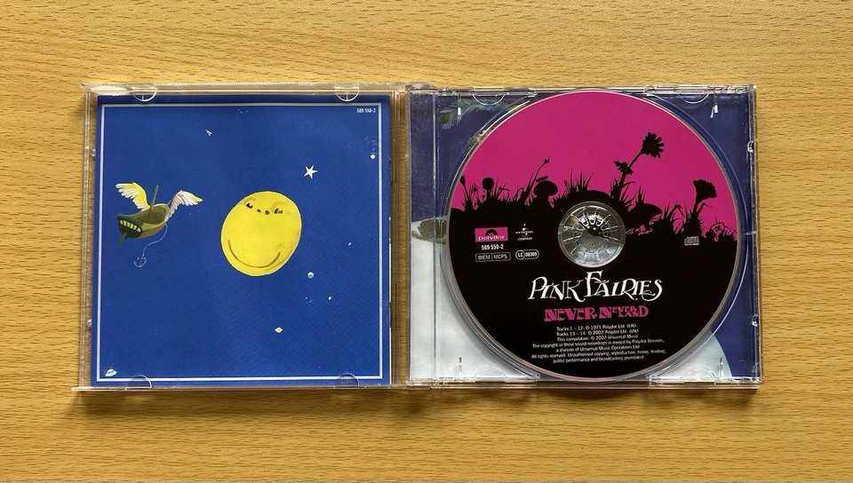 Pink Fairies CD - Never Neverland Album - Polydor Records 2002 - Mick Farren - Imagem 2 de 3