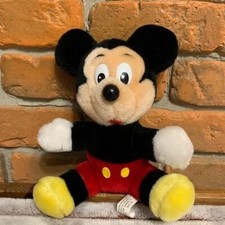 Vintage Disney Mickey Mouse Plush Disneyland Walt World Stuffed Animal Toy