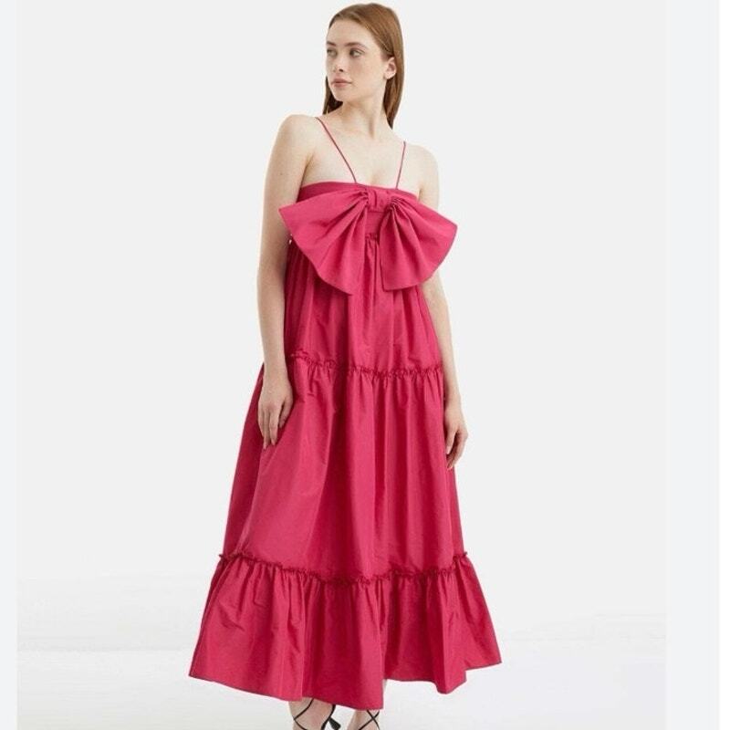 knee length dresses for ladies Nocturne Botanique Midi Dress S
