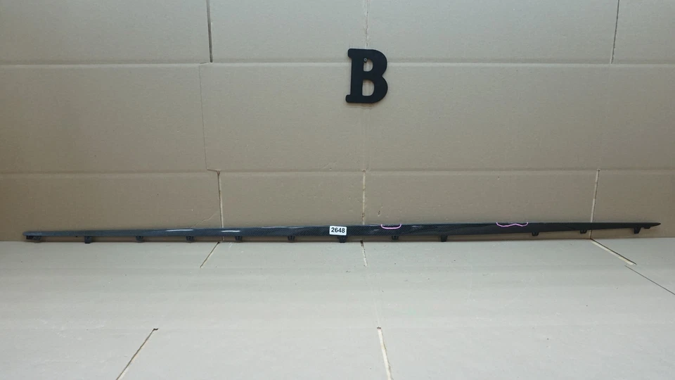 MERCEDES-BENZ W213 E63 AMG (S) FIBRA DE CARBONO FALDÓN LATERAL INSERTOS OEM Foto 2 de 4