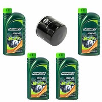 MotoröL ÖLfilter SM134 Set 10W40 4 Liter FüR Honda Kawasaki Suzuki Triumph